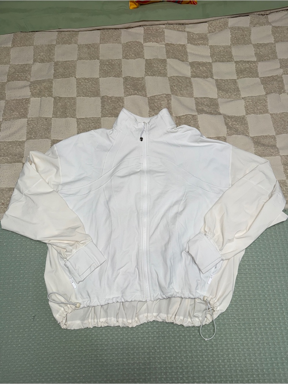 Lululemon Define Relaxed-Fit Jacket Luon White LW3HJ7S Size 10